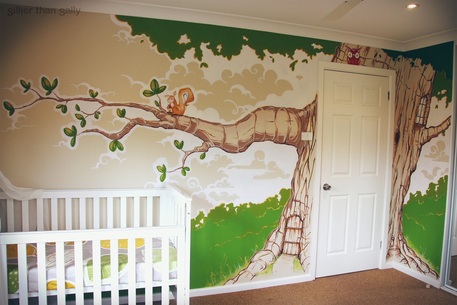 SillierThanSally Nursery Tree Mural